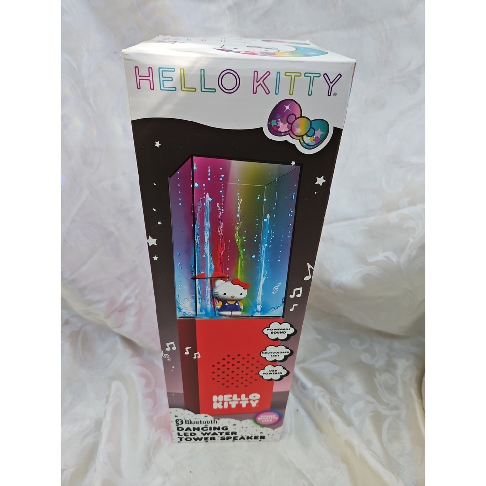 Hello Kitty Bluetooth Speaker Light Dancing LED Water Tower SOUND REACTIVE New